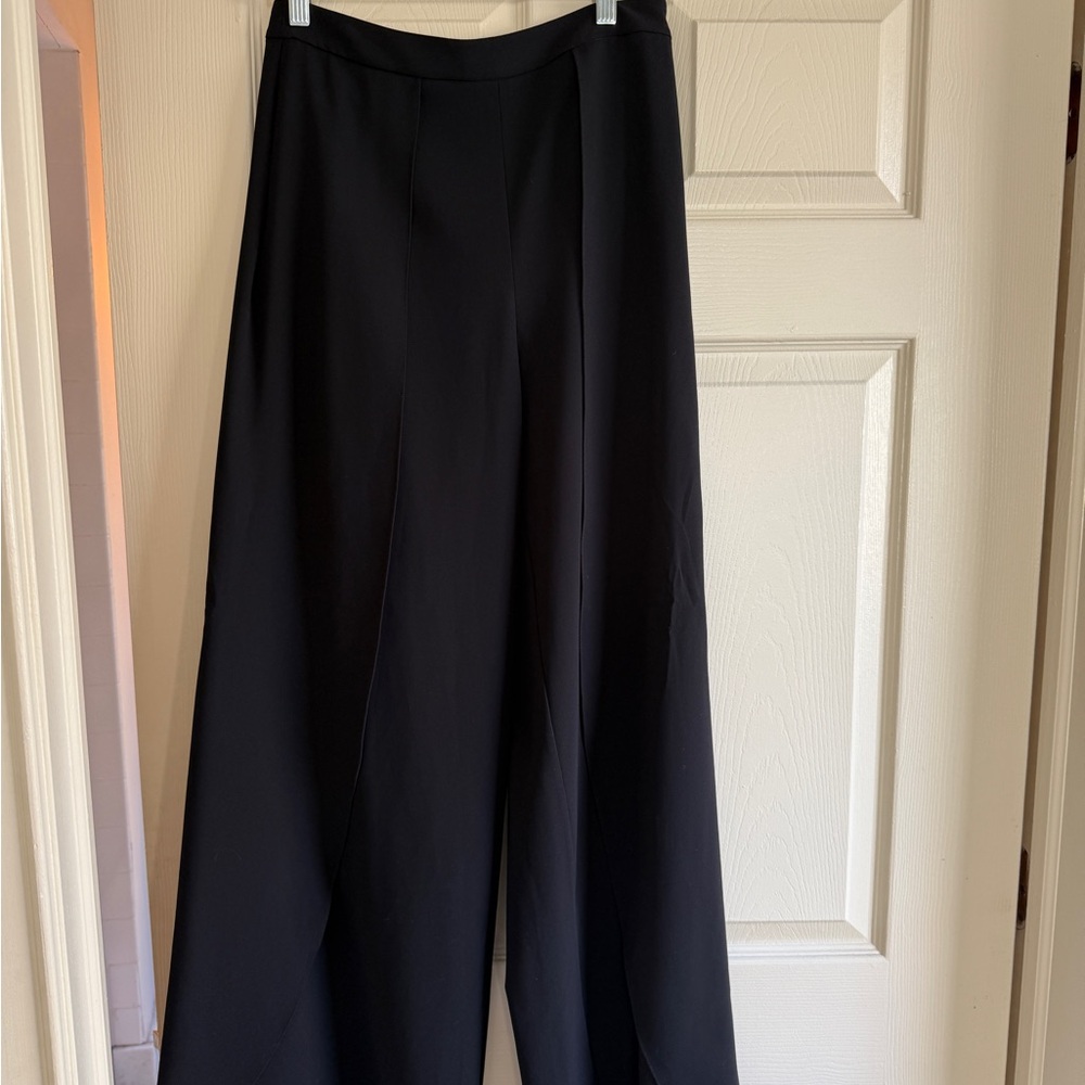 Alice + Olivia Classic Black Wide-Leg Pants